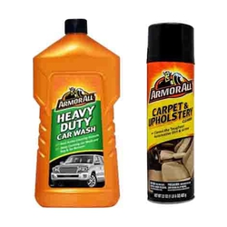 Armor All Carpet Upholstery Cleaner (623 ml) & Armor All Heavy Duty Car Wash (1000 ml)